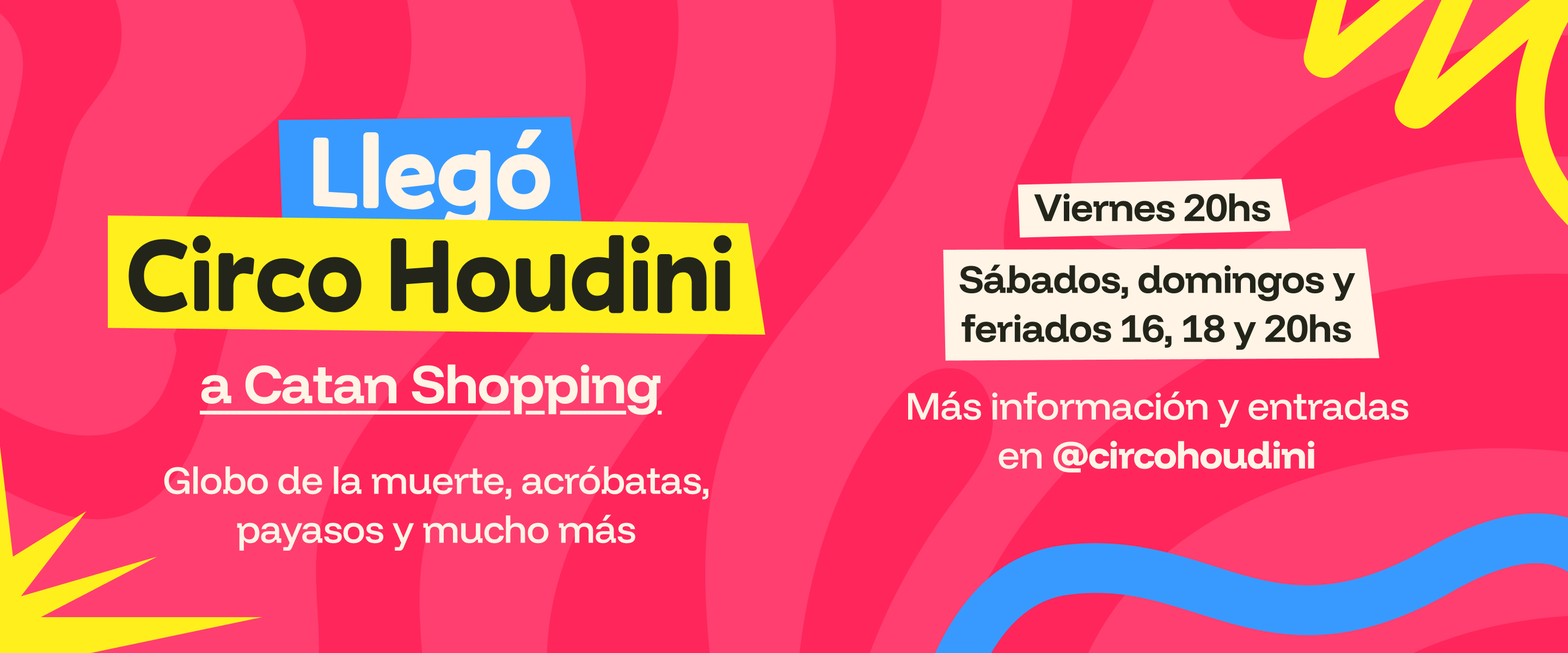 Llegó Circo Houdini a Catán Shopping